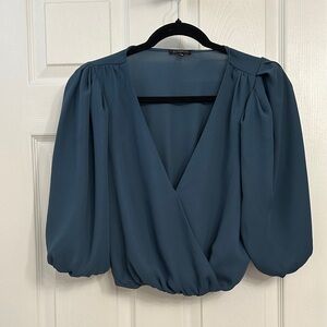 Dynamite Blue Blouse
